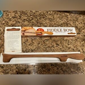Vintage 1996 Mountain Woods The Original Fiddle Bow Bread Knife